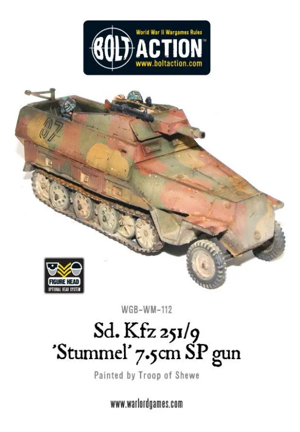 [WGB-WM-112] Sd.Kfz 251/9 Ausf D (Stummel) half-track