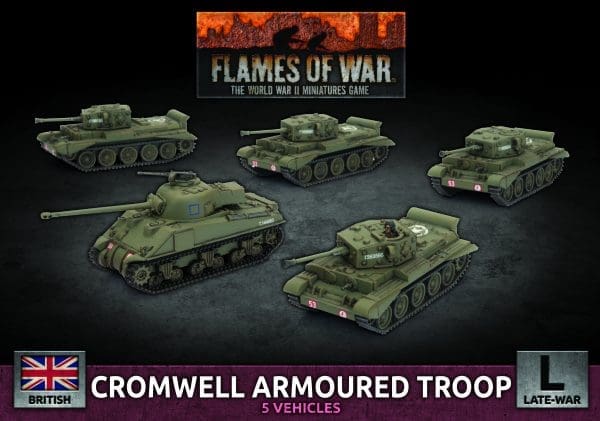 [BBX57] Cromwell Armoured Troop (Plastic)