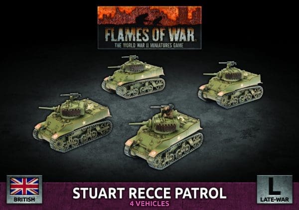 World War II Stuart Recce Patrol (Plastic)