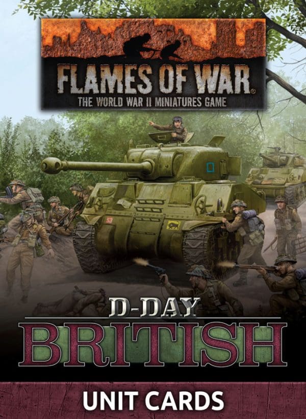[FW264U] D-Day British Unit Cards