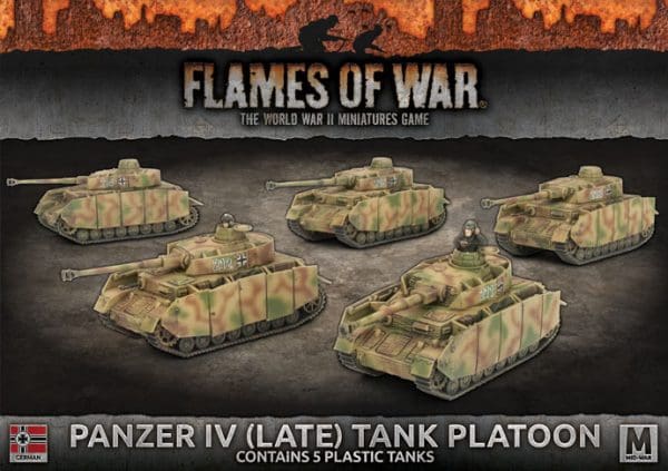 [GBX121] Panzer IV (Late) Tank Platoon