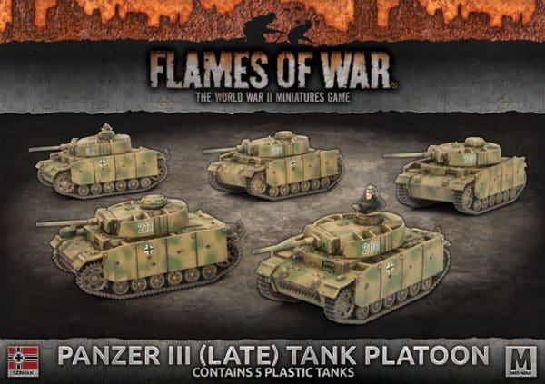 [GBX122] Panzer III (Late) Tank Platoon