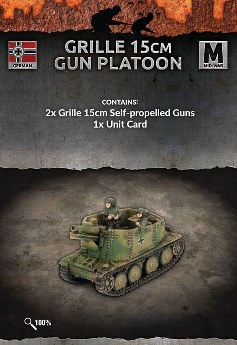 [GE142] Grille 15cm Gun Platoon