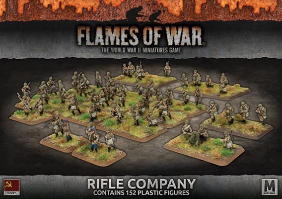 World War II Rifle Company (152 figs)