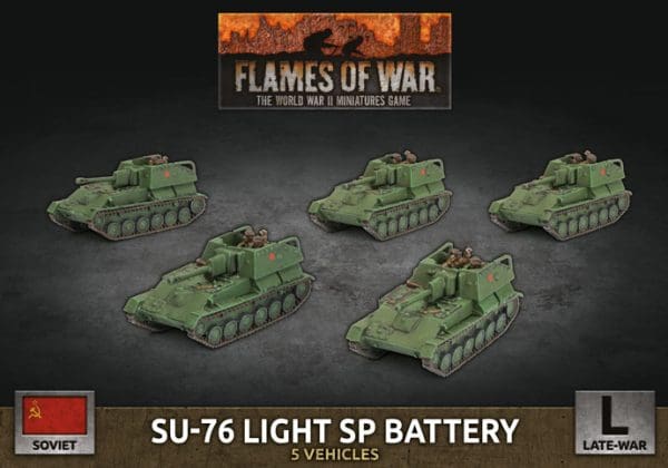 [SBX65] SU-76 Light SP Battery