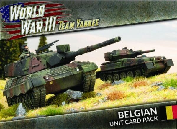 [WW3-09B] Team Yankee World War III: Belgian Unit Cards