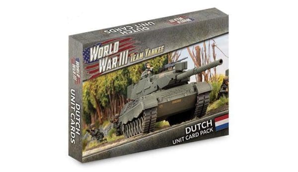 [WW3-09D] Team Yankee World War III: Dutch Unit Cards