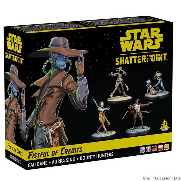 Star Wars Shatterpoint: Fist Full Of Credits (Cad Bane) Squad Pack