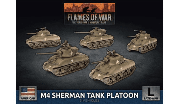 [UBX69] M4 Sherman Tank Platoon