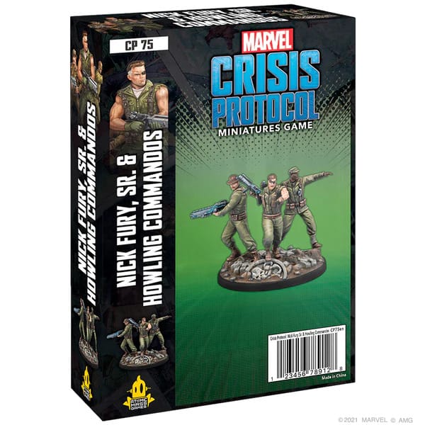 [FFGCP75] Marvel Crisis Protocol: Nick Fury Sr And Howling Commandos
