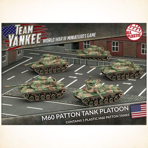 [TUBX11] M60 Patton Tank Platoon (plastic)