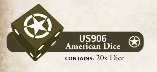 [US906] American Mid War Dice