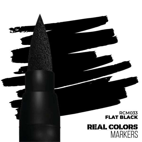 Army Painter AK Real Colors Markers - Flat Black