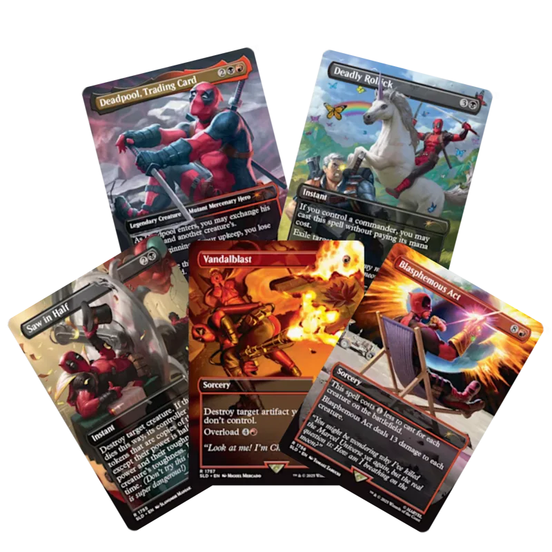 MTG: Secret Lair - Marvel Deadpool (Non-Foil) | Battlefield Hobbies MTG: Secret Lair - Marvel Deadpool (Non-Foil) | Battlefield Hobbies