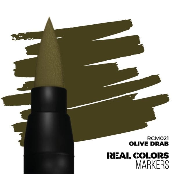 Army Painter AK Real Colors Markers - Olive Drab
