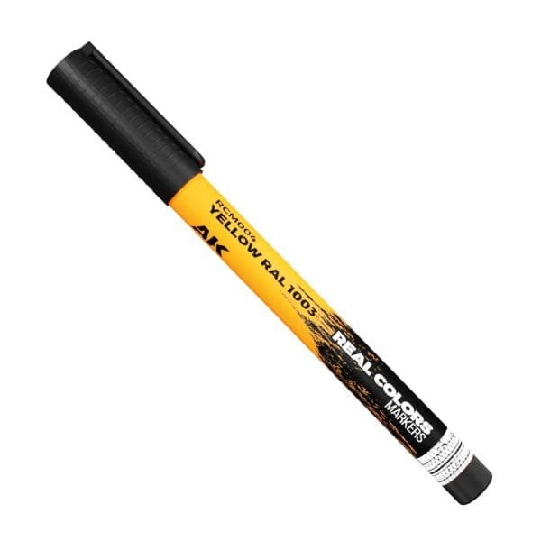[RCM004]  AK Real Colors Markers - Yellow RAL1003 - Image 2
