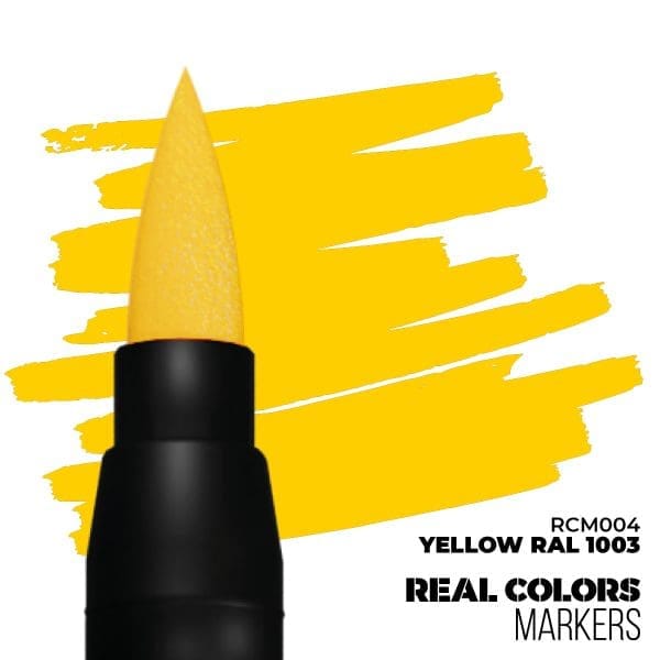 [RCM004]  AK Real Colors Markers - Yellow RAL1003