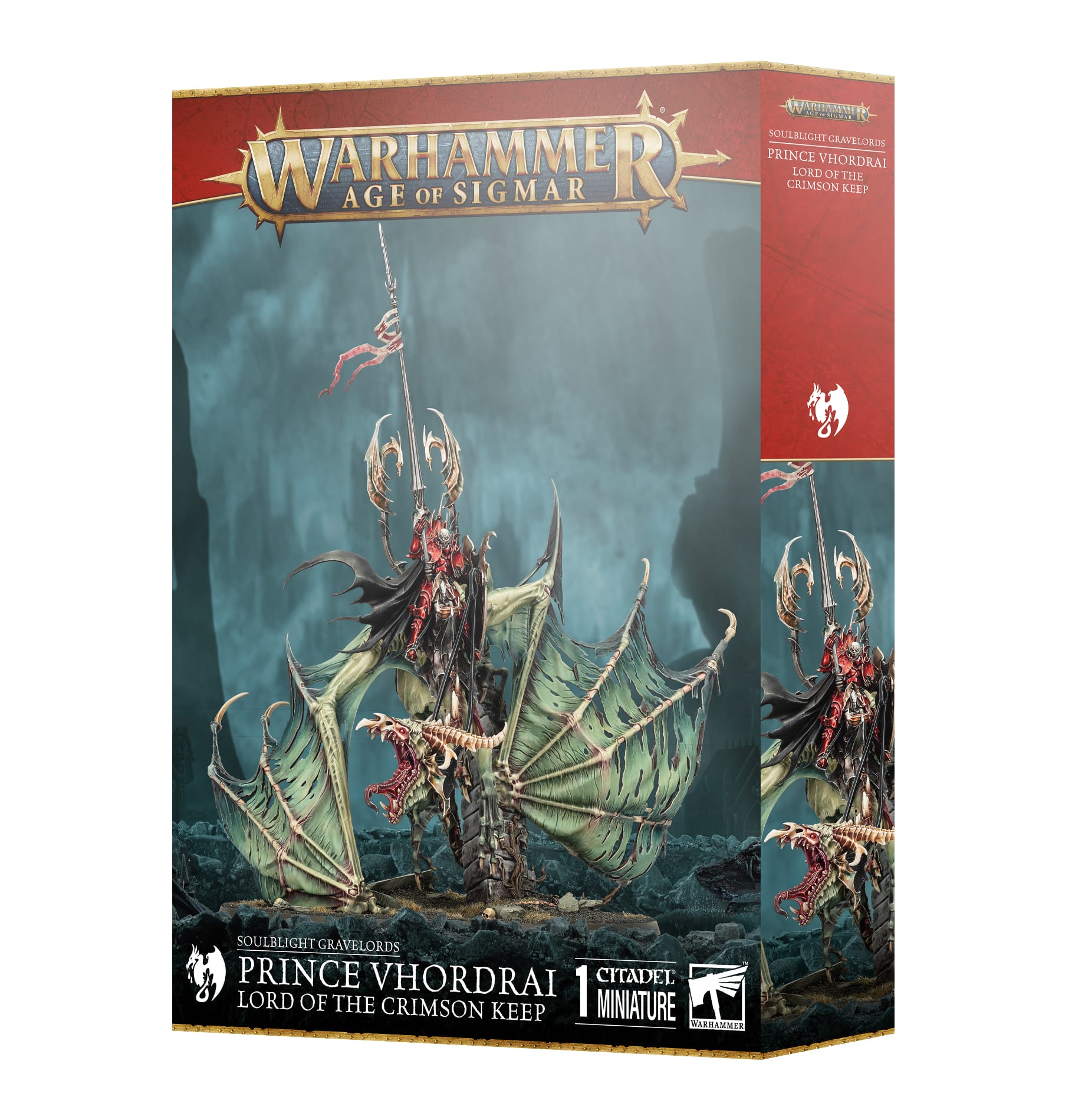 Warhammer Age Of Sigmar Soulblight Gravelords: Prince Vhordrai Lord Of The Crimson Keep