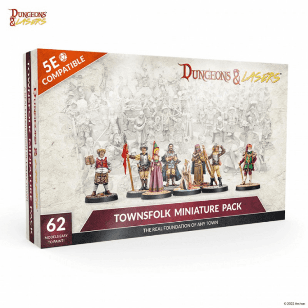 [DNL0036] Dungeons & Lasers: Townsfolk Miniature Park