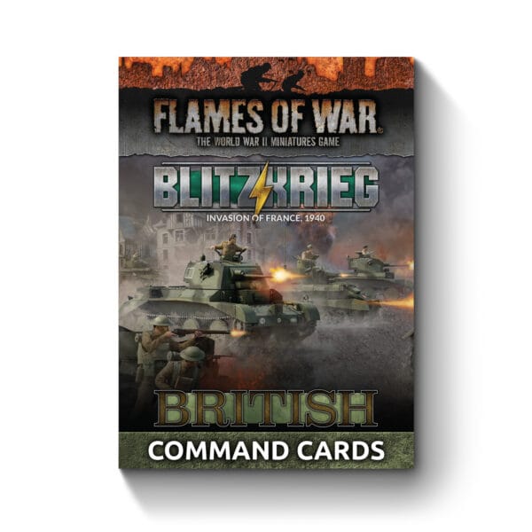 [FW281BC] Blitzkrieg: British Command Cards (x27 Cards) - Limited Edition