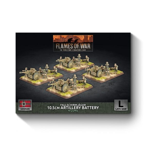 [GBX213] German: FJ 10.5cm Artillery Battery  **Pre-Order**