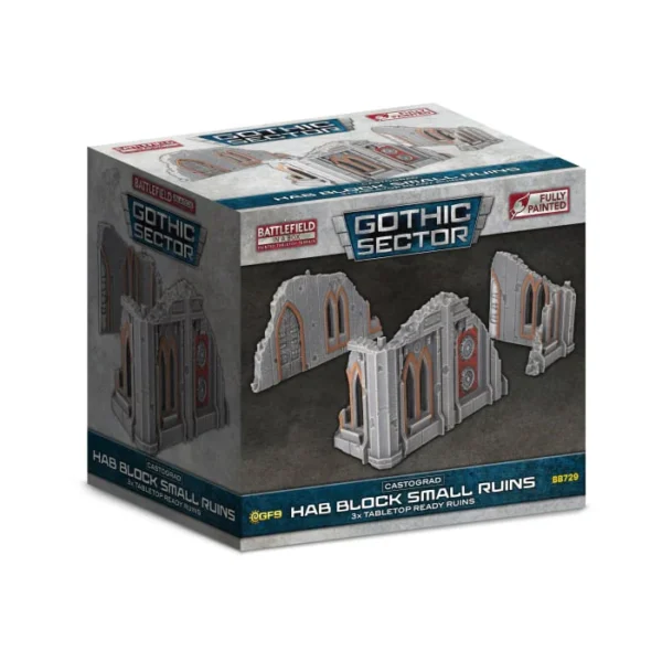 [BB729] Gothic Sector - Castograd HAB Block Small Ruins