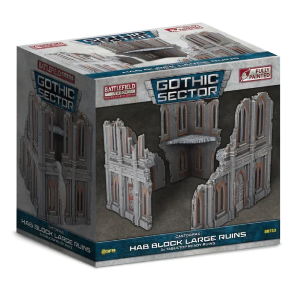 [BB733] Gothic Sector - Castograd HAB Block Large Ruins