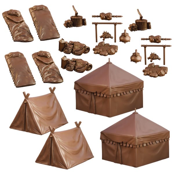 [MGTC162] Terrain Crate: Military Campsite