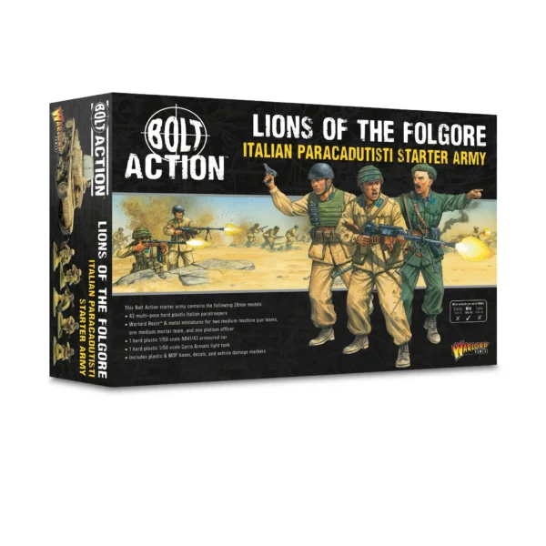 [402615802] Lions Of The Folgore - Italian Paracadutisti Starter Army