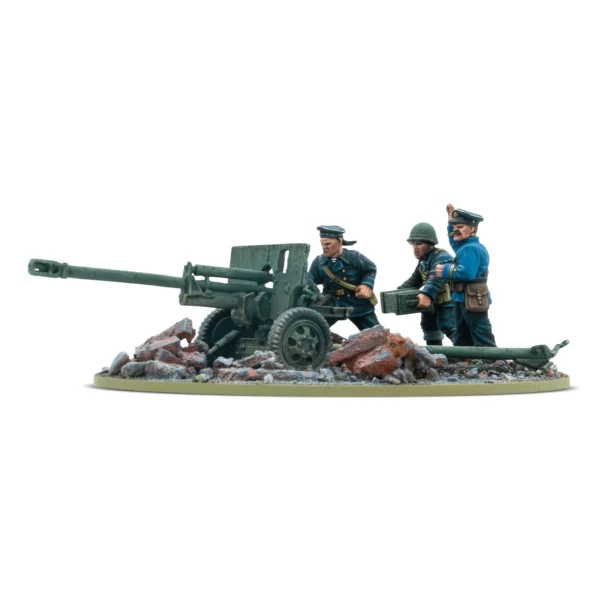 [403214002] Bolt Action: Soviet ZiS-3 Divisonal Gun With Naval Brigade Crew