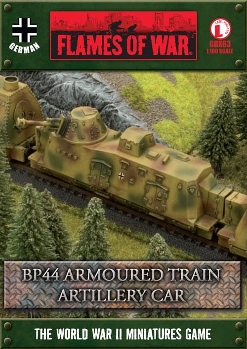 [GBX63] German: BP44 Armoured Train Artillery Car