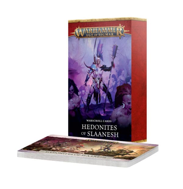 [60050201016] Warscroll Cards: Hedonites of Slaanesh  **Pre-Order**