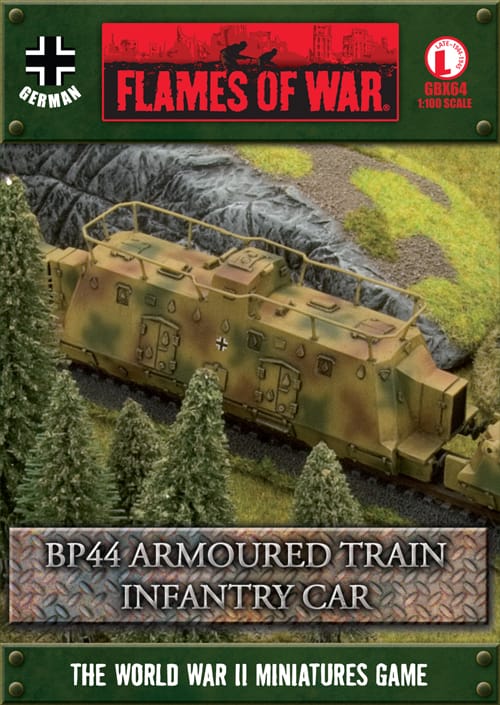 [GBX64] German: BP44 Armoured Train Infantry Car