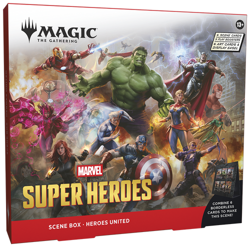 MTG: Marvel Super Heroes - Heroes United Scene Box  **Pre-Order**