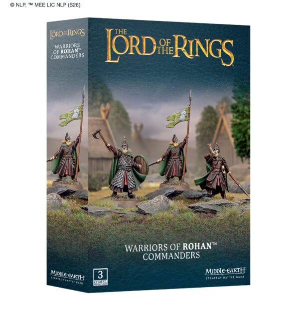 [99121464042] Middle Earth SBG: Warriors Of Rohan Commanders  **Pre-Order**