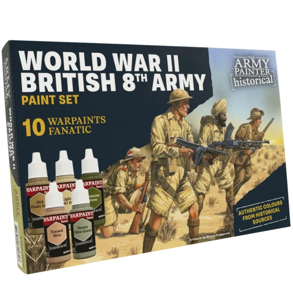 [AP-WP81113] World War II Paint Set - 8th Army