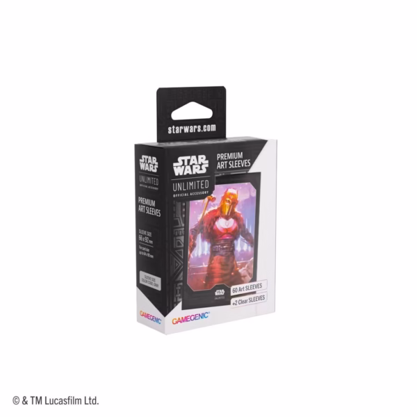 [GGS15075ML] Star Wars Unlimited: Premium Art Sleeve - The Armourer