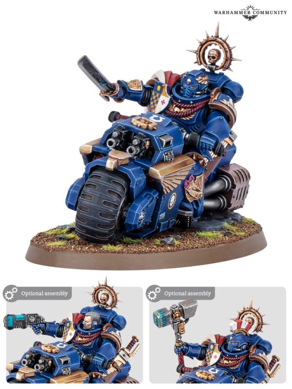 [99120101499] Space Marines: Captain on Bike **Pre-Order**