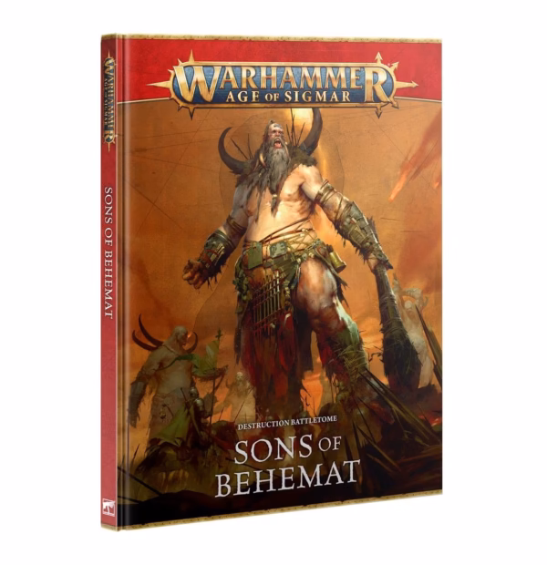 [60030231001] Age Of Sigmar: Destruction Battletome: Sons of Behemat - 4th Edition - English **Pre-Order**
