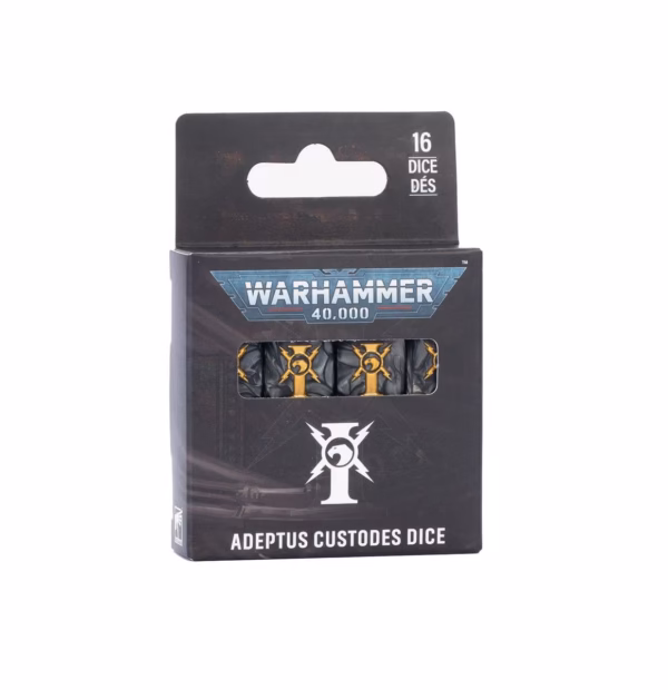 [99220143001] Adeptus Custodes: Dice Sets **Pre-Order**